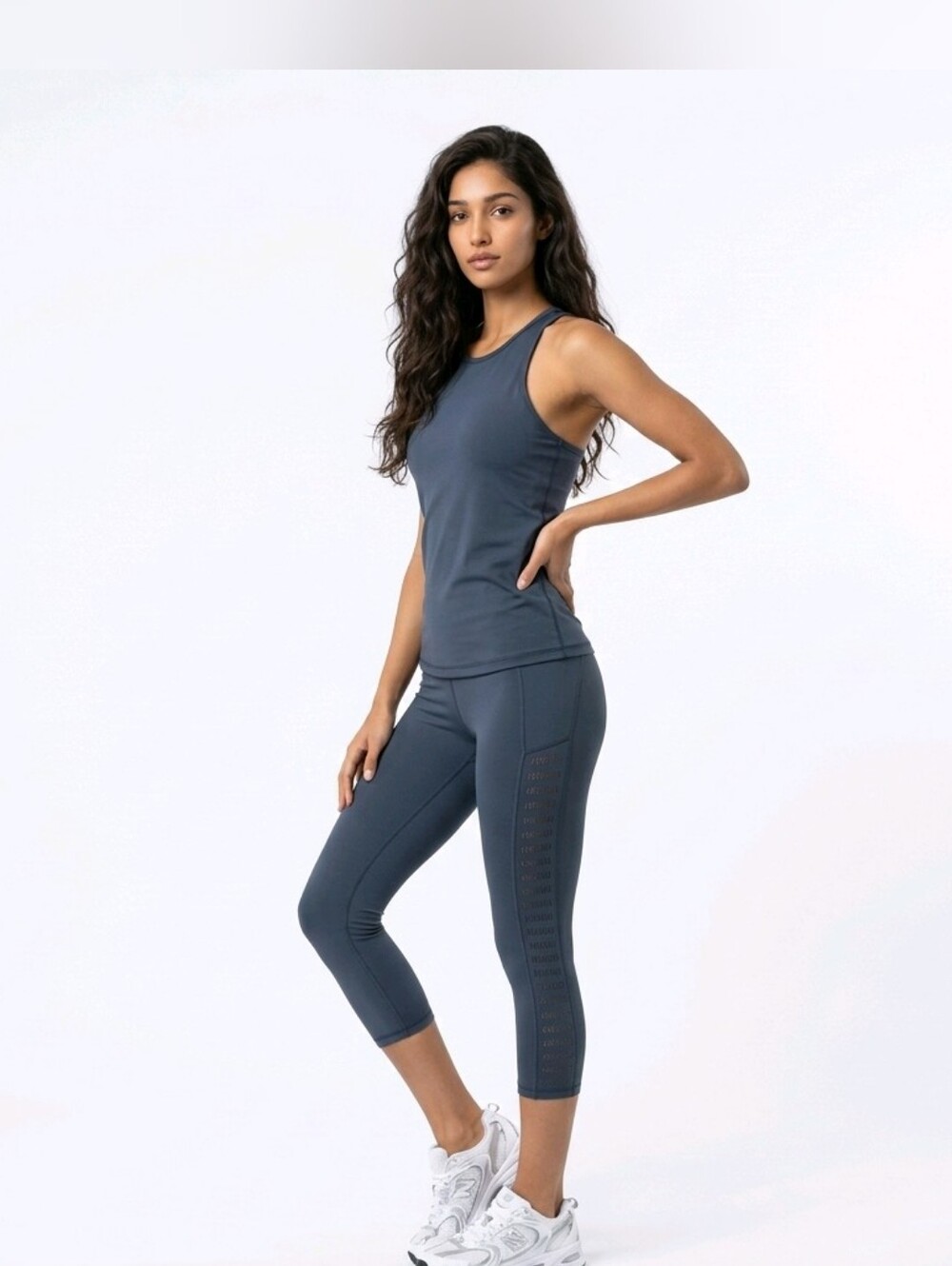 Lululemon Women's Slate Blue Capri Leggings